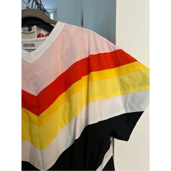 Brand New Christopher John Rogers Striped Gown - Picture 6 of 8